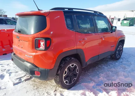 2017 Jeep Renegade Trailhawk 4X4 из США, поврежденный, VIN ZACCJBCB0HPF19350